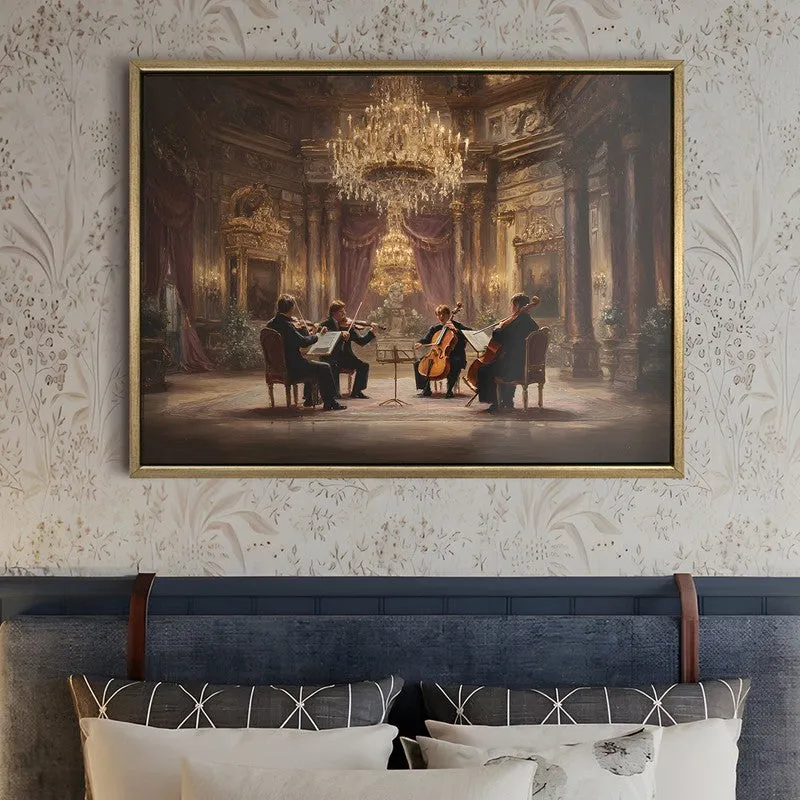 Royal Chamber Canvas Wall Painting With Frame media 5