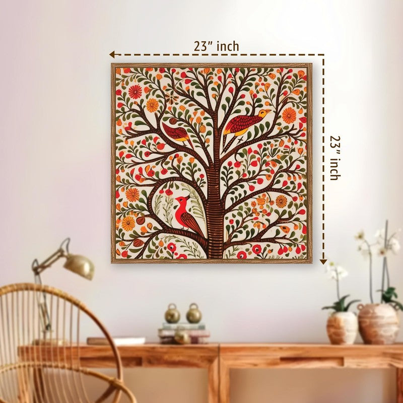 Nature Imprint Canvas Wall Art With Frame media 10