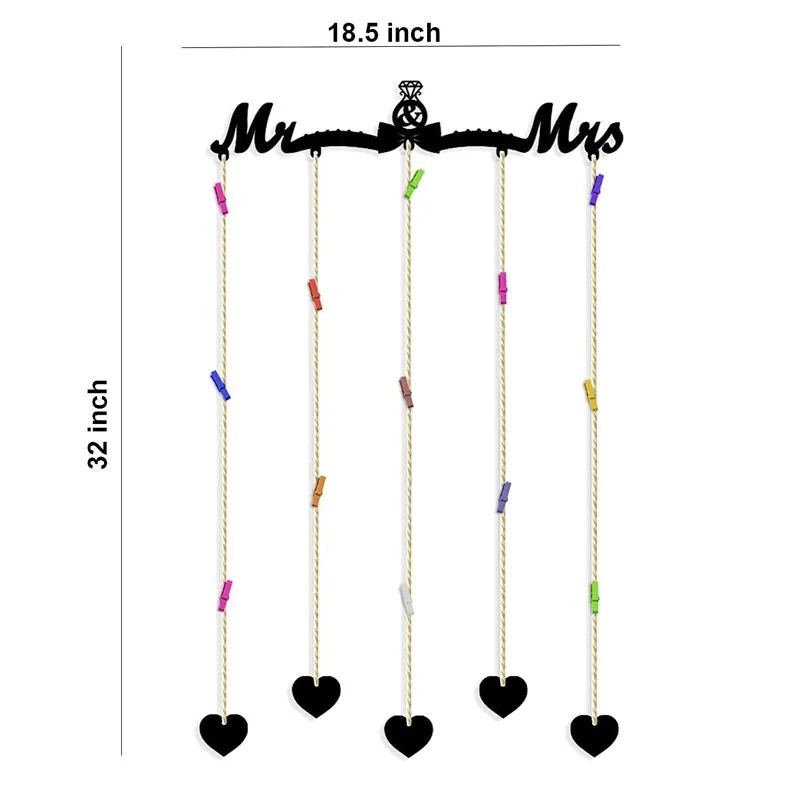 Weave "Mr & Mrs" Photo Frame - Black media 5