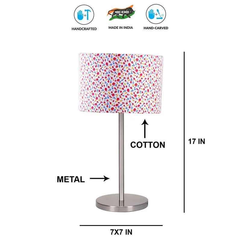 Noctra Glow Floral Metal Table Lamp - Multicolor media 8