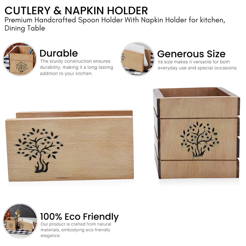 Pipit Edge Wood Cutlery Holder image 4