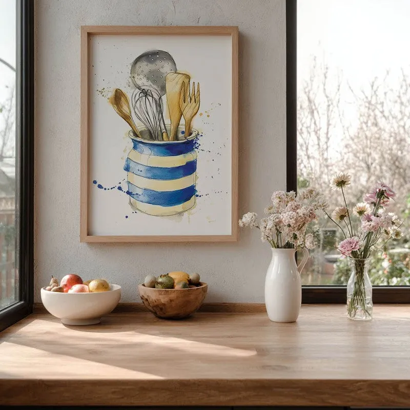 Spoon Studio Archival Canvas Wall Art - Brown media 6