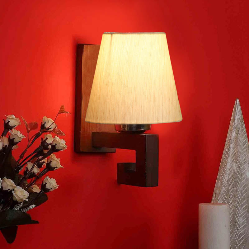 Empyrean Conical Wooden Wall Lamp