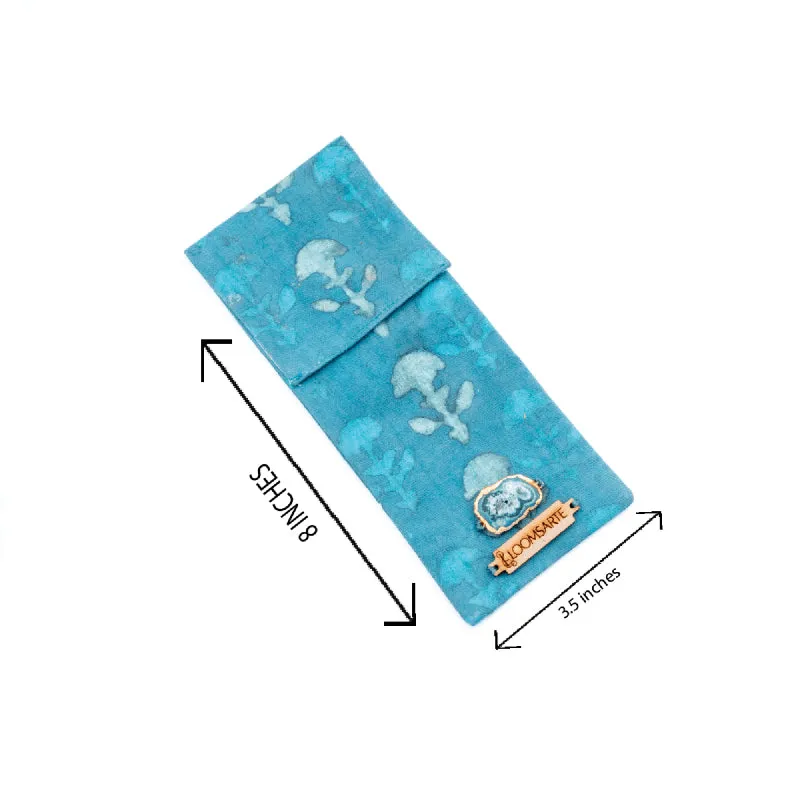 Dabu Blues Multiutility Fabric Pouch media 6