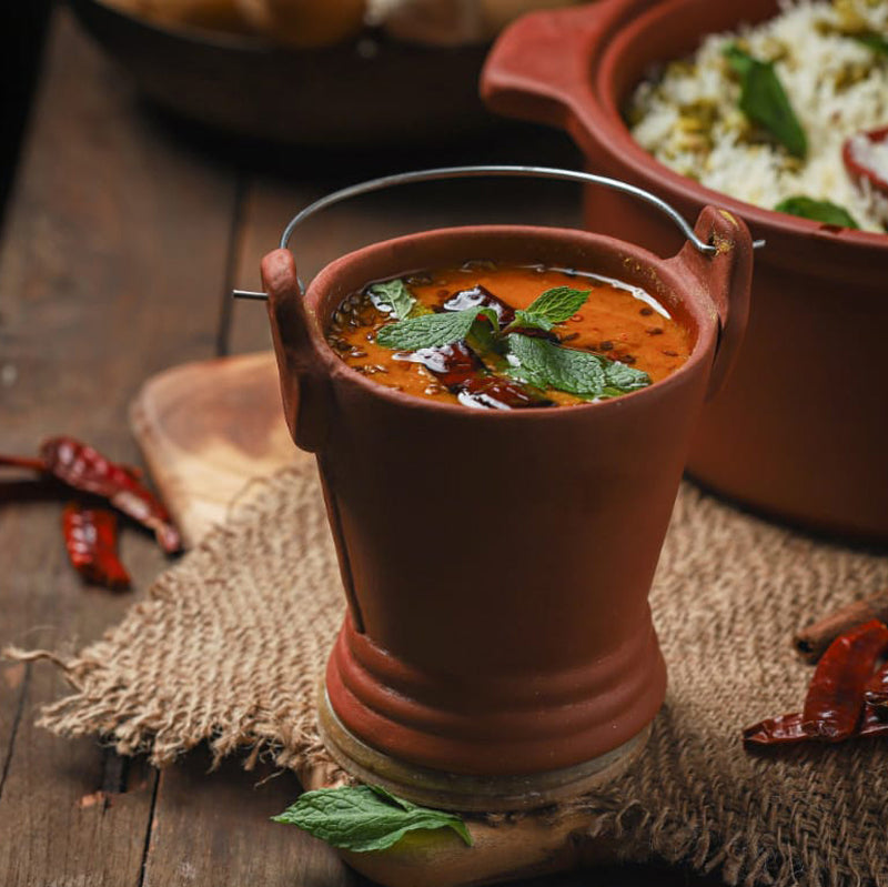 Mittika Terracotta Serving Balti
