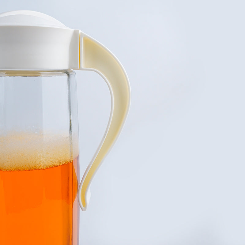 Domana Fersha Transparent Jug With Lid (White) - 1600 ML media 5