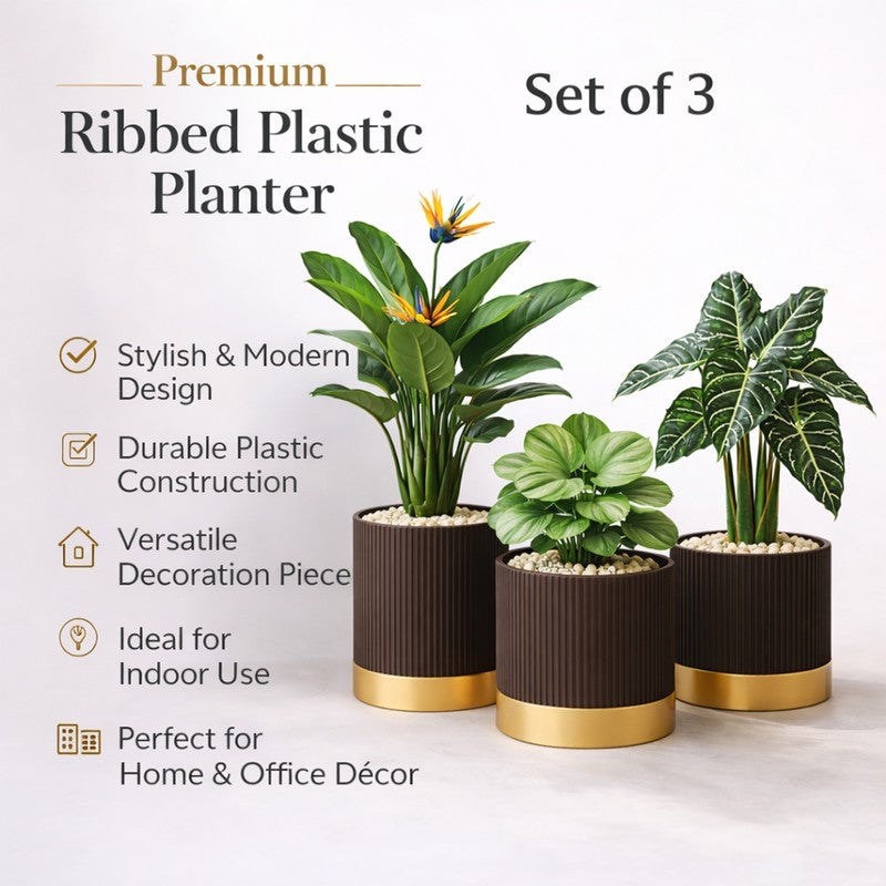 Solterra Planters (Brown) - Set Of Three media 5