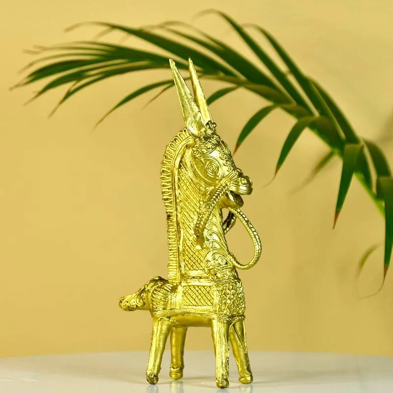 Ethnic Festive Horse Showpiece media 1