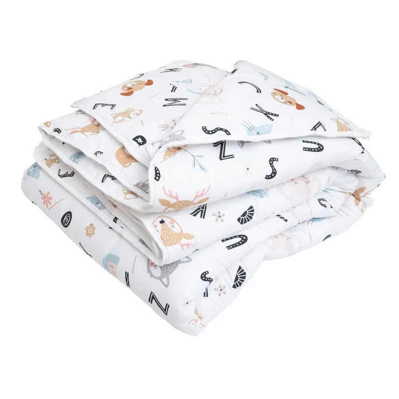 Warmora Cartoon Cotton Comforter (White) - 350 GSM media 3