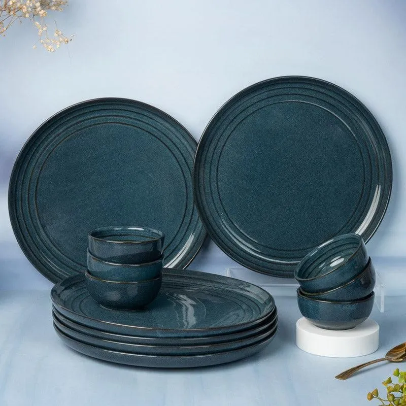 Estia Dining Set (Saphire Blue) - 12 Piece Set media 1