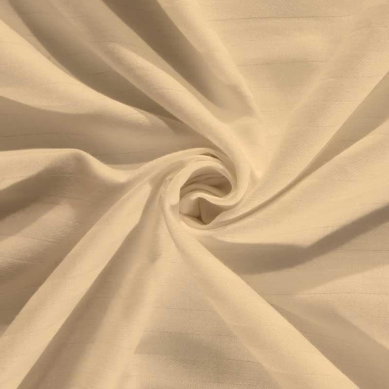 Cora Stripe Microfiber Bedsheet (Beige) - 130 GSM media 3