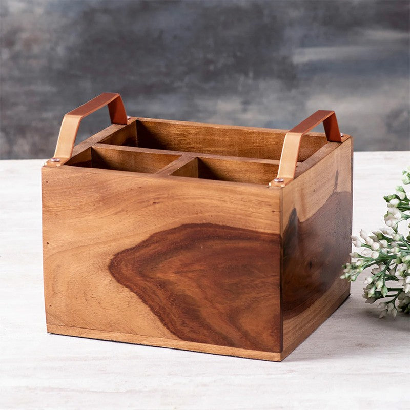 Countria Wooden Cutlery Holder