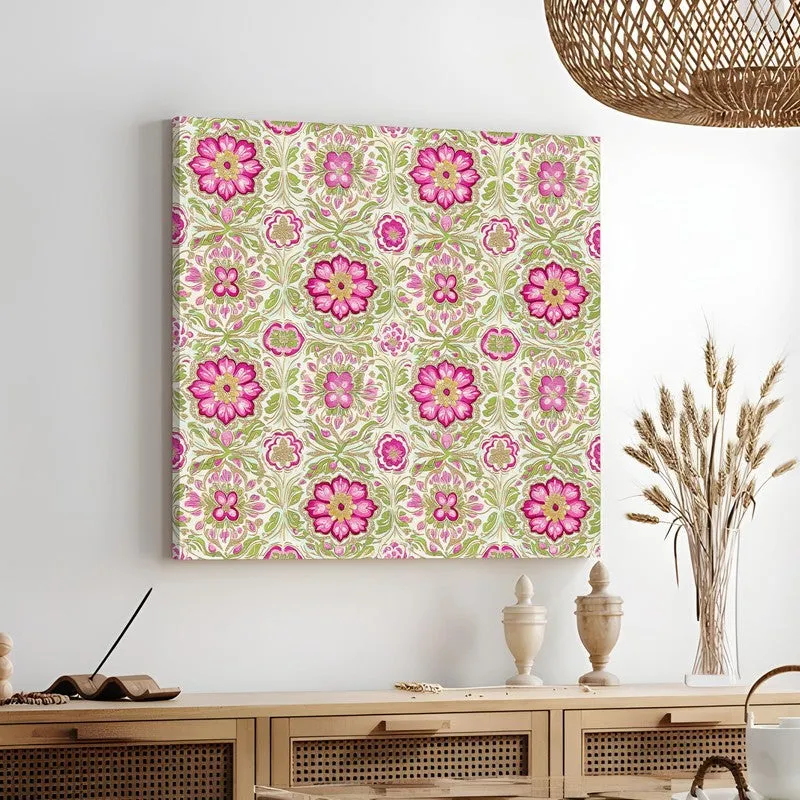 Tribal Flora Canvas Wall Art media 3