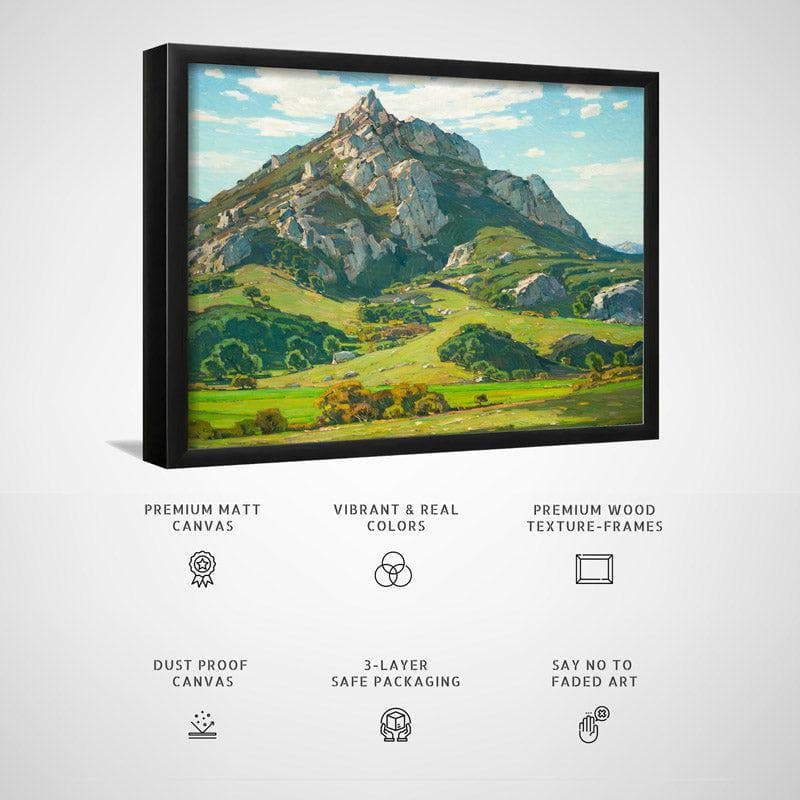 Where Nature's God Hath Wrought By William Wendt - Black Frame media 6