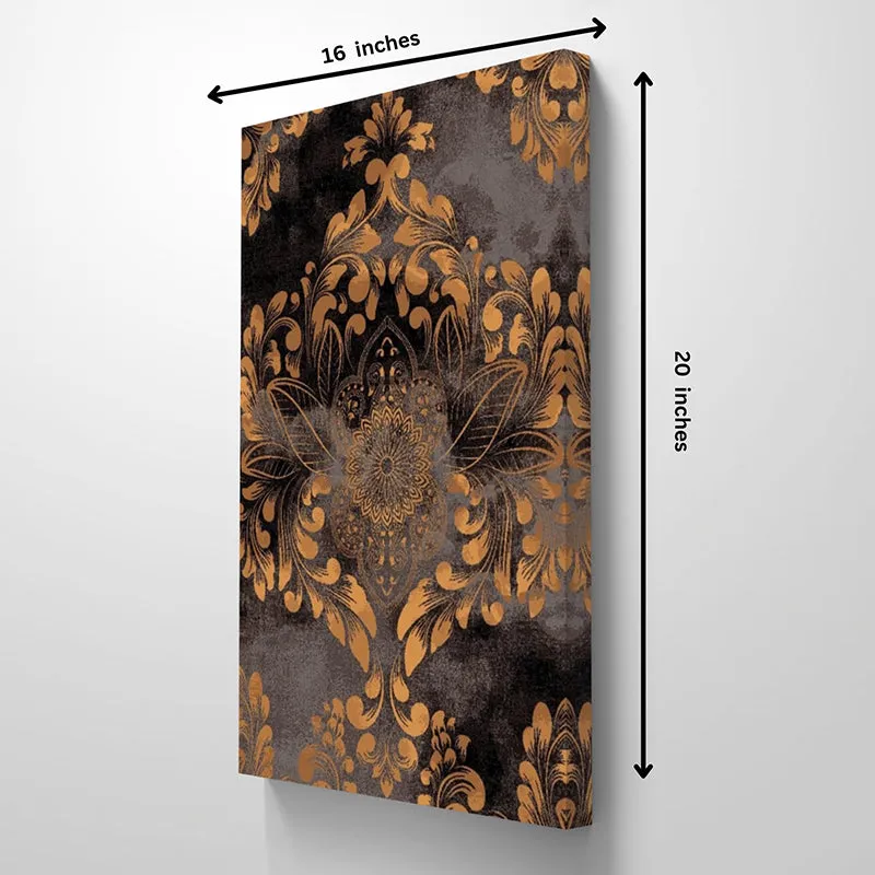 Golden Regalia Wall Painting media 5