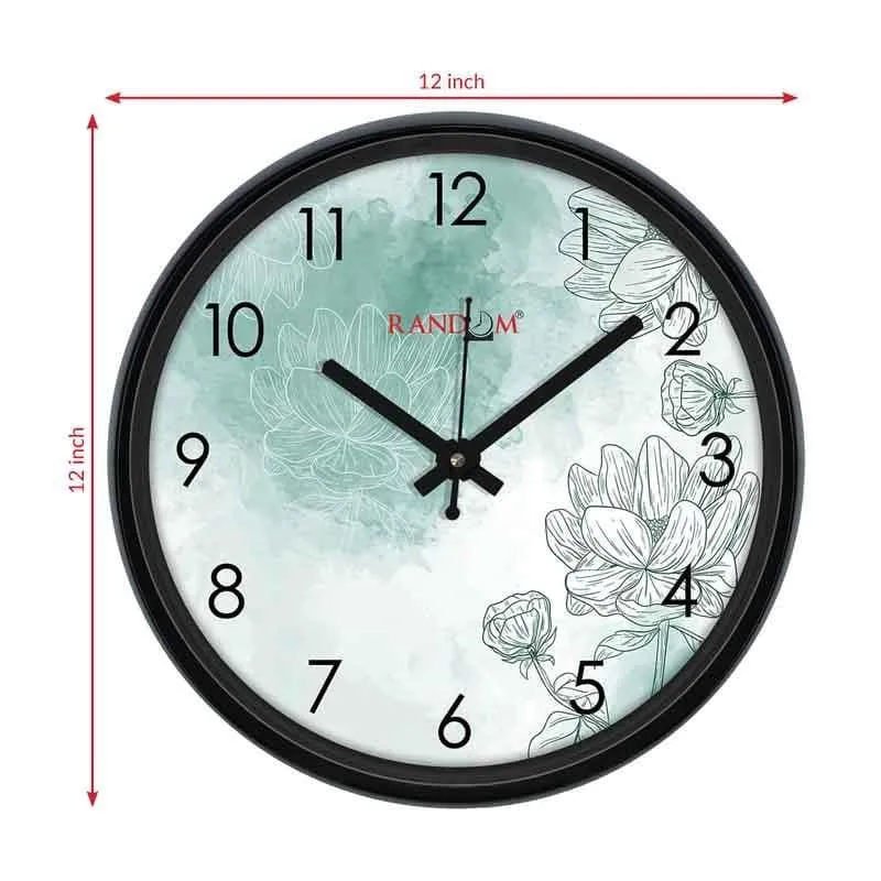 Enchanted Blooms Wall Clock media 6