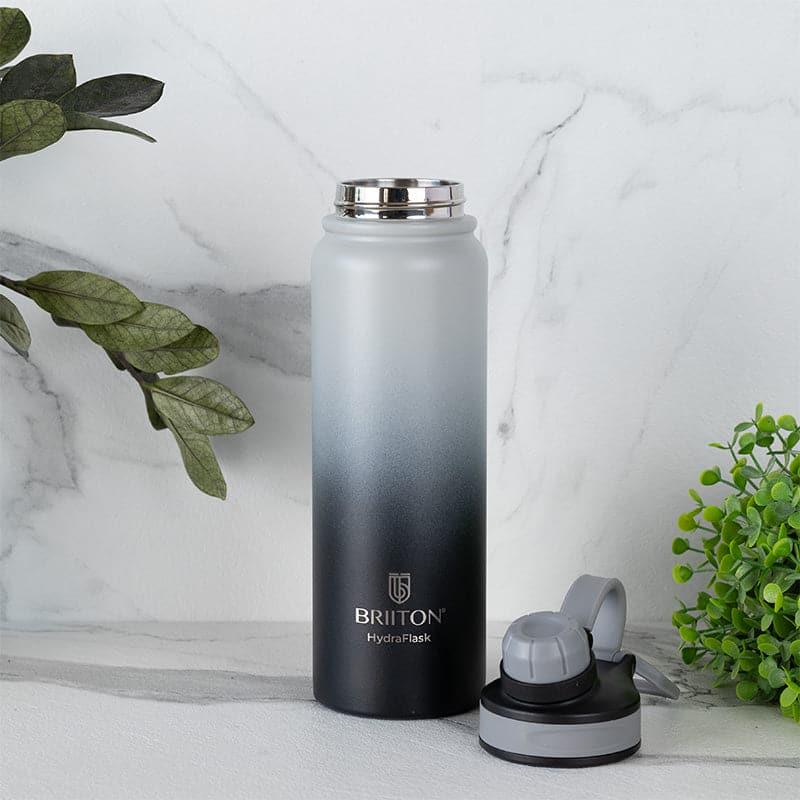 Serene Sip Hot & Cold Thermos Water Bottle (Black & Green, 800 mL Each) - Set Of Two media 3