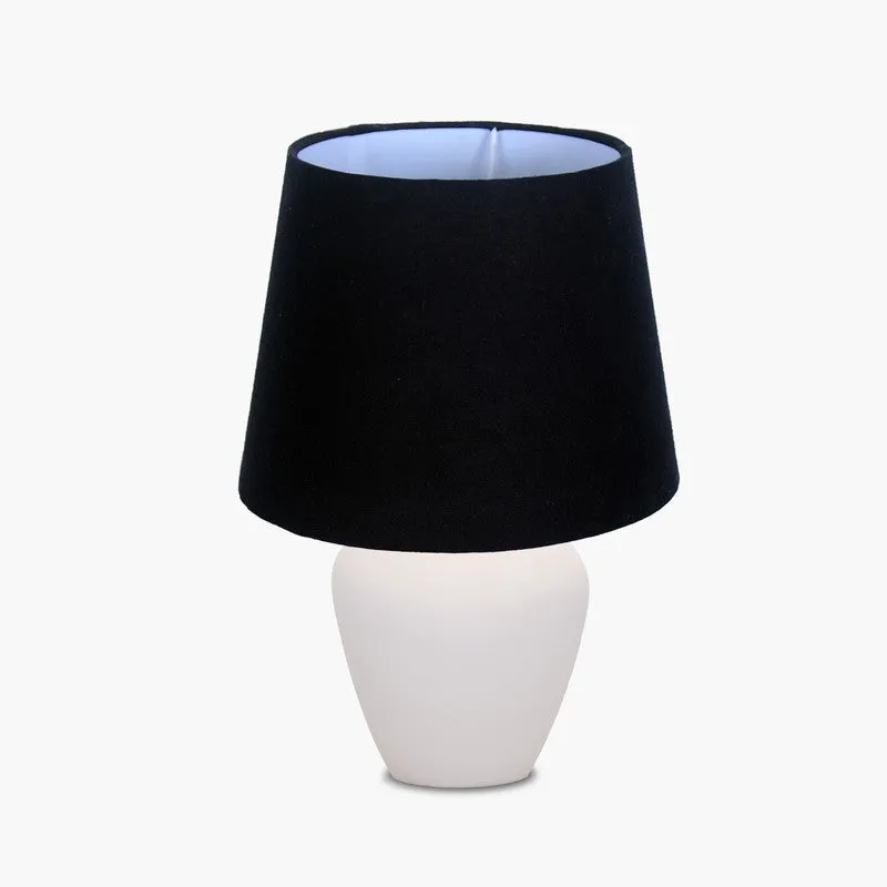 GlowEdge Ceramic Table Lamp - Black media 4