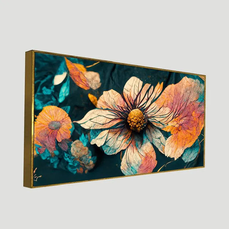 Welira Floral Wall Painting With Frame media 7