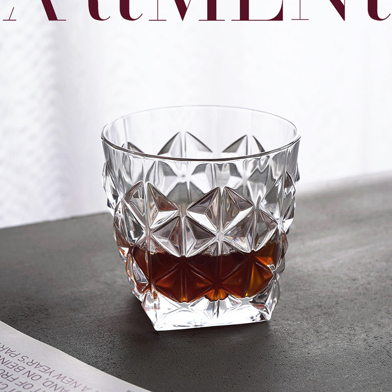 Diamond Dazzle Glass (280 ml) - Set Of Four media 6