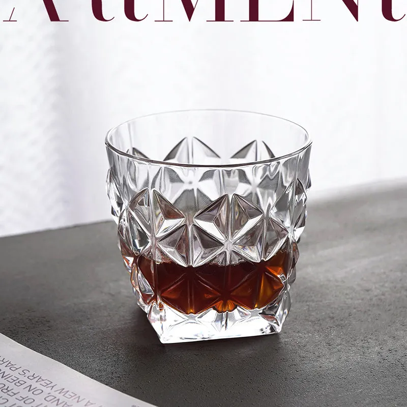 Diamond Dazzle Glass (280 ml) - Set Of Four media 6