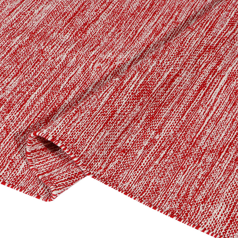 Artivine Cotton Runner Rug - Red media 5