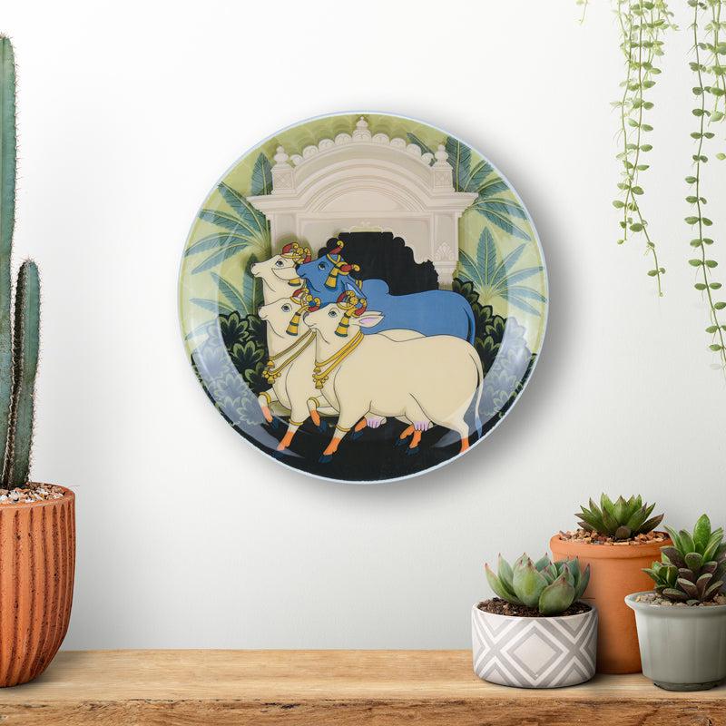 Gopala nandi Pichwai Wall Plate