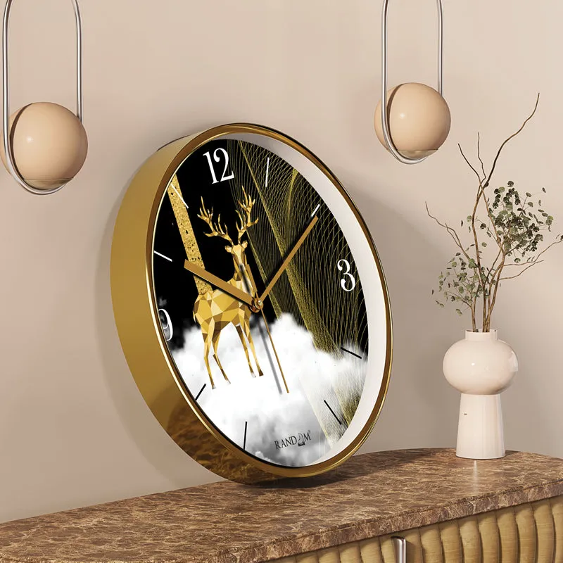 Hiro Sweep Silent Wall Clock media 1