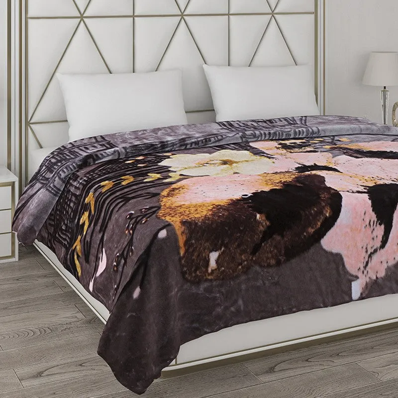 Monte Carlo Midnight Bloom Blanket - 600 GSM media 5