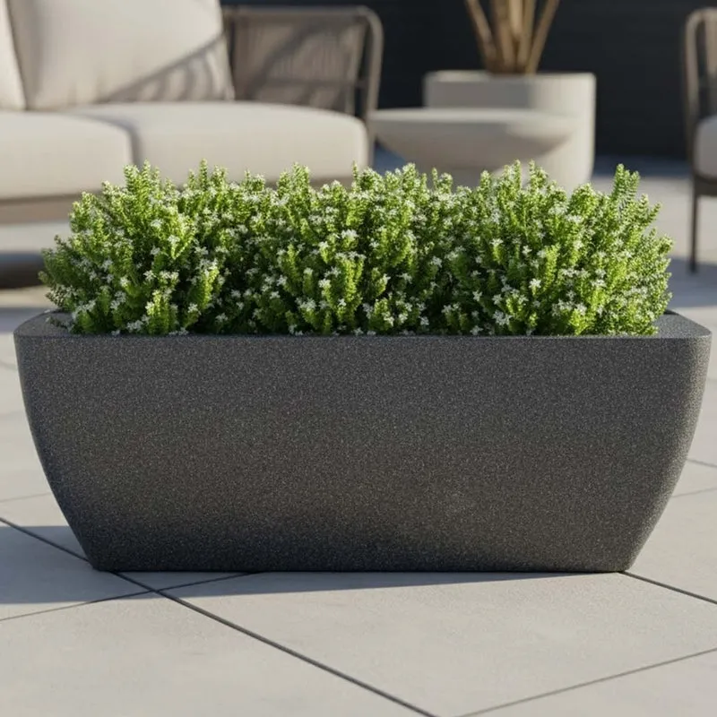 Meadow Glow Planter - Black - 3