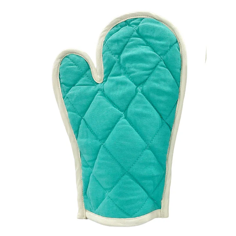 Swayam Teplo Kitchen Gloves (Turquoise & Yellow) - Set Of Two media 4
