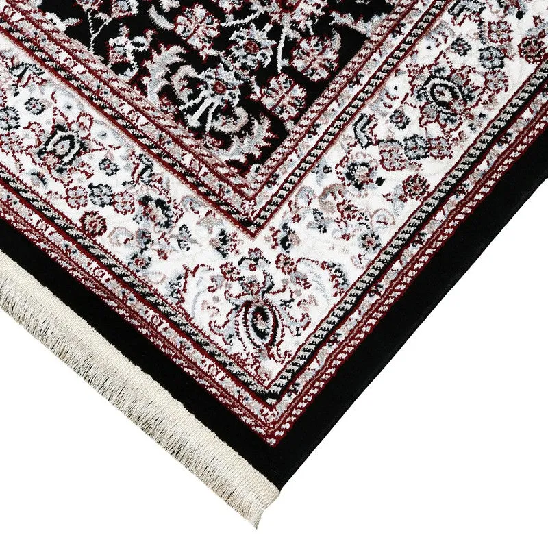 Noorvan Art Silk Carpet - Black media 5