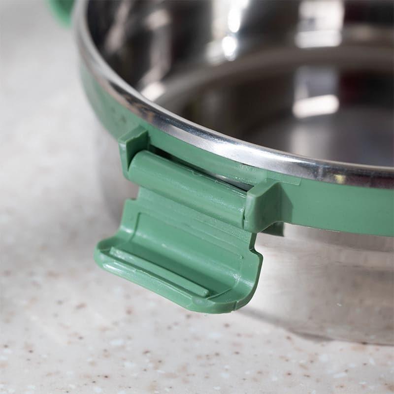Clip Lock Lunch Box (600 mL) - Green media 7