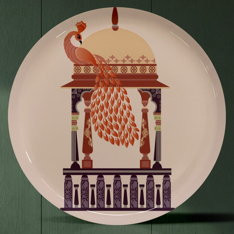 Rajwada Charm Metal Wall Plates - Set Of Five media 4