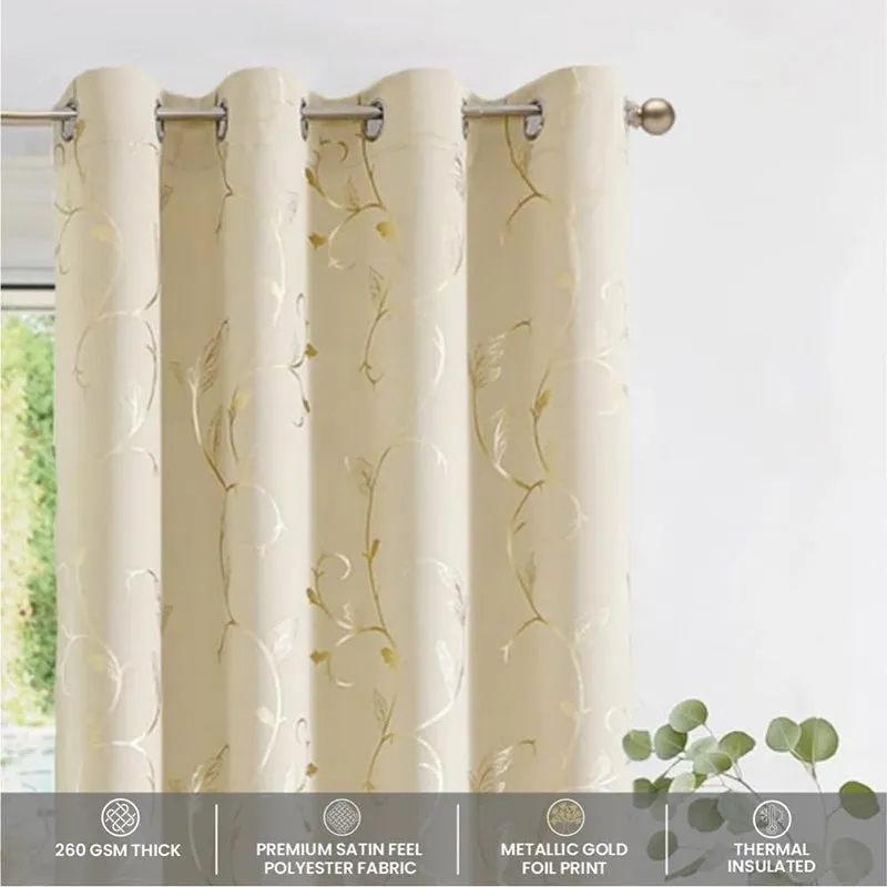 Urban Space Vinya I Blackout Curtain - Beige media 1