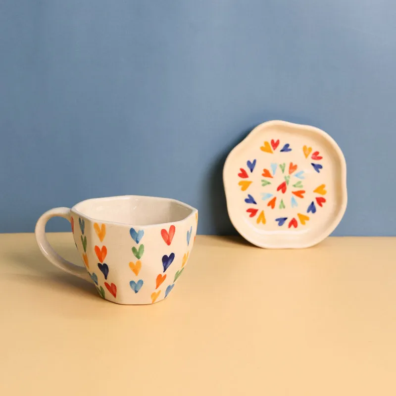 Love Is Love Cup & Saucer (220 ML) - Two Piece Set media 1