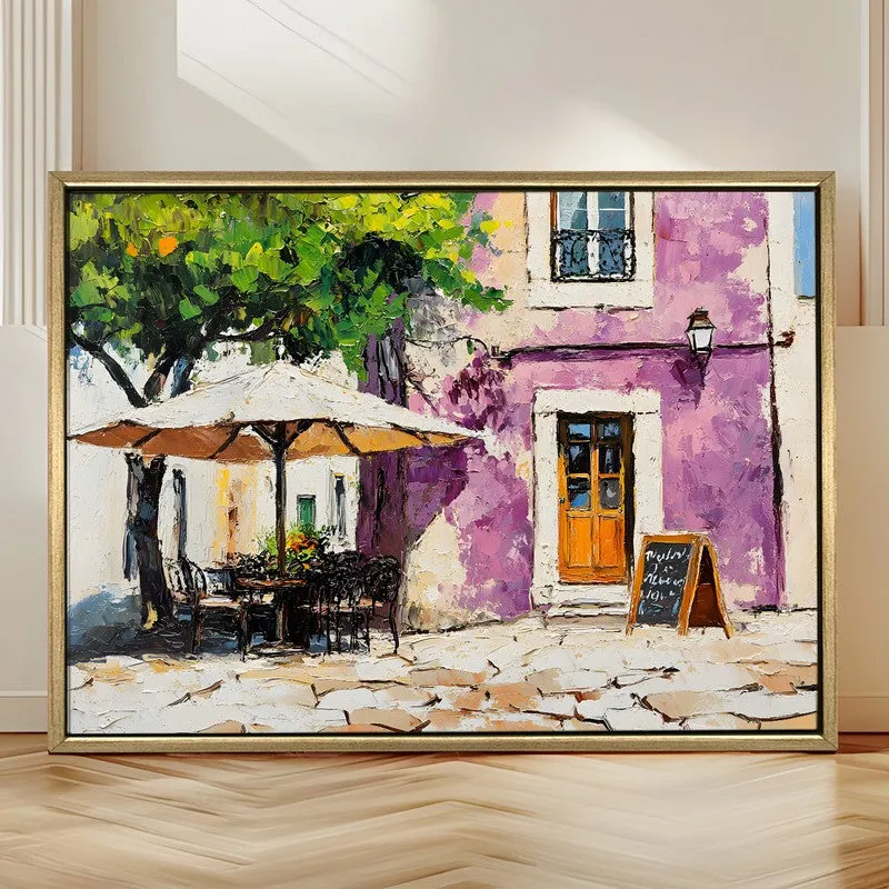 Veranda Canvas Wall Painting With Frame media 4
