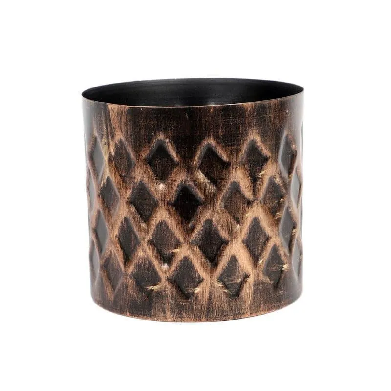Diamo Hammered Planter - Set Of Three media 5