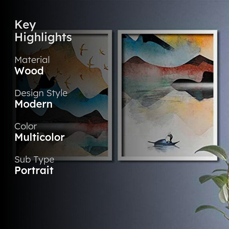 Mountainscapes Wall Art - Set Of Two media 2