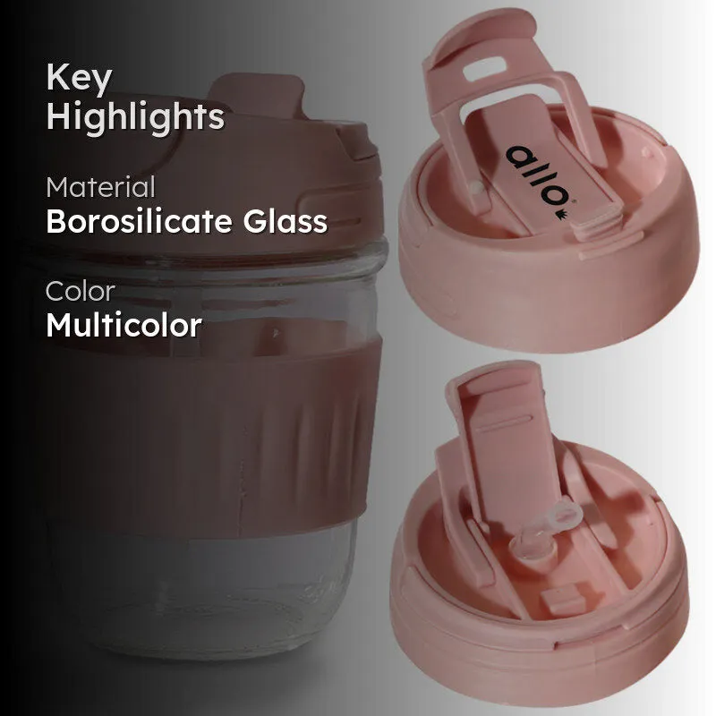 Lazo Glass Sipper - Light Pink media 2