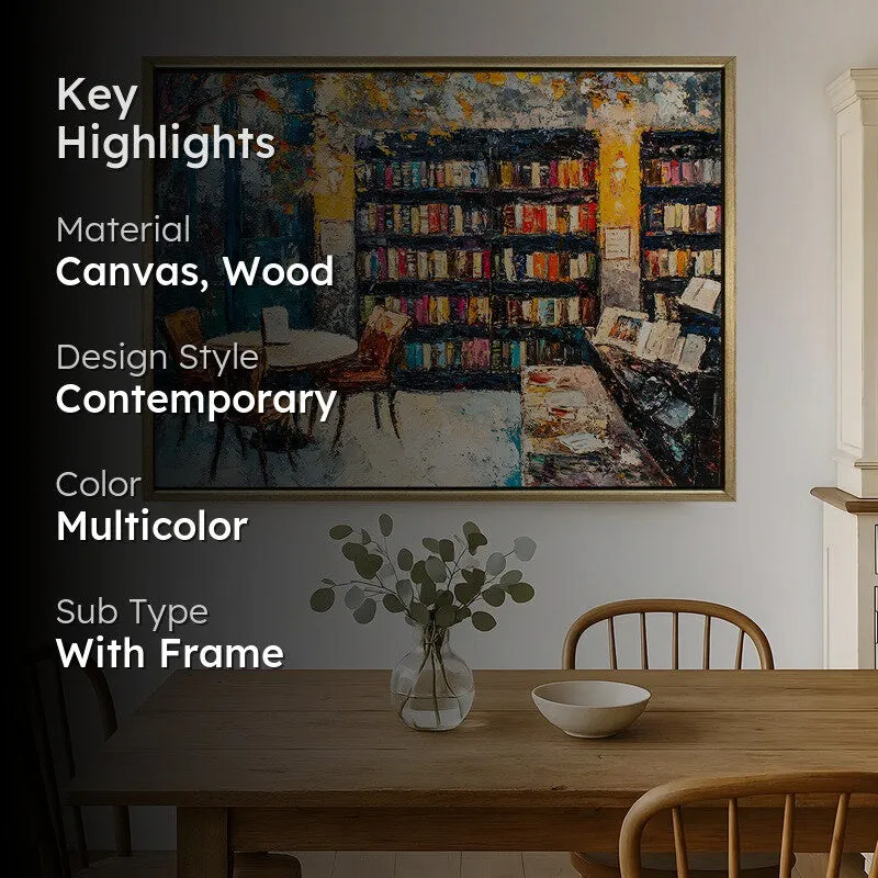 Pagehaven Canvas Wall Painting With Frame media 2