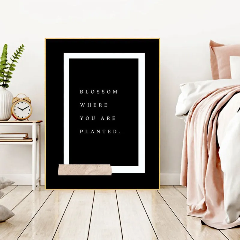 Blossom Where You are Planted Wall Art media 3