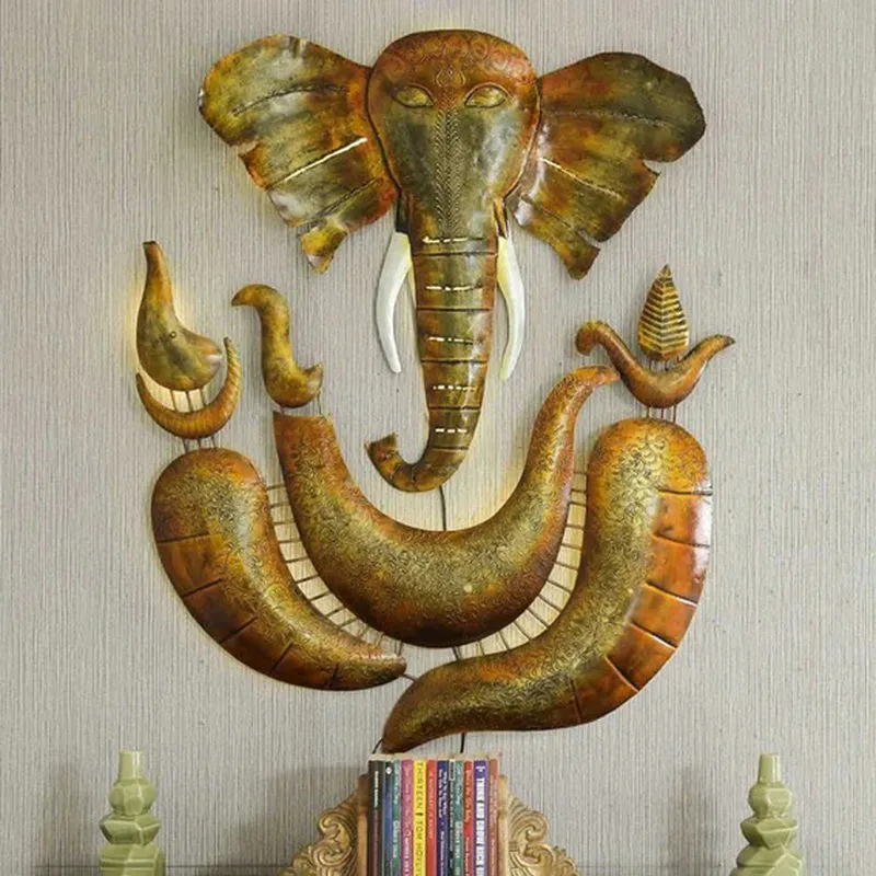Ganesha's Blessing Iron Wall Accent media 3