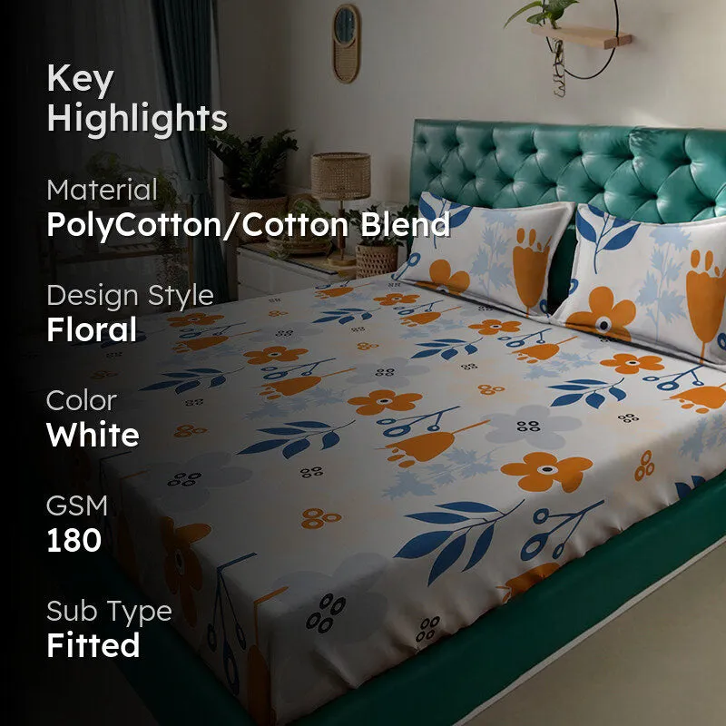 Clarice Fitted Bedsheet - 180 GSM media 2