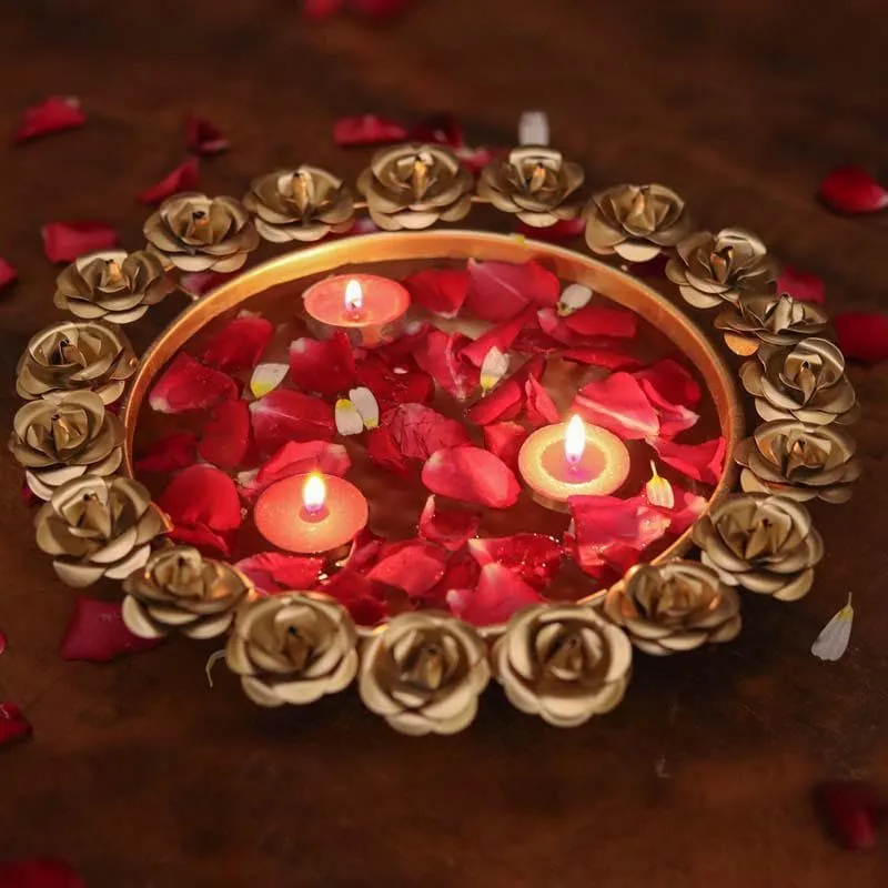 Traditional Rose Urli media 1