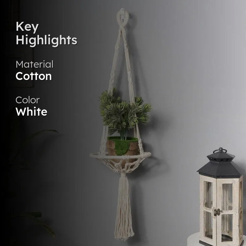 Harpo Macrame Planter media 2
