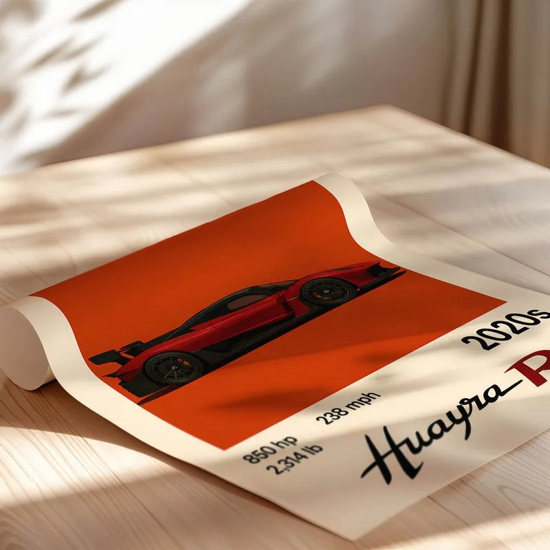 Huayra R Legacy Wall Poster media 5