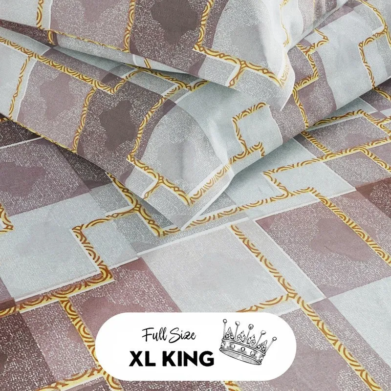 Irvyn Fitted Cotton Bedsheet (Multicolor) - 144 TC media 5