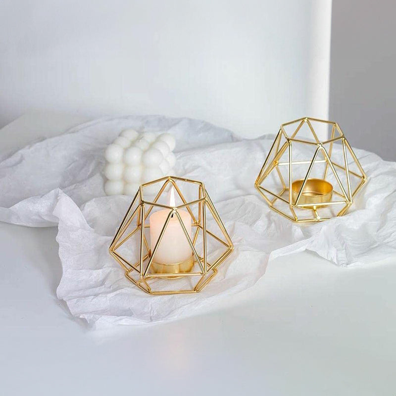 Siora Shimmer Tealight Candle Holder - Set Of Two