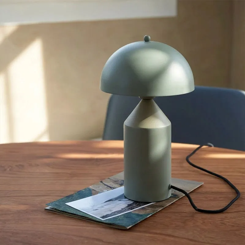 Fig Living Cone Pagen Metal Table Lamp - Blue media 6